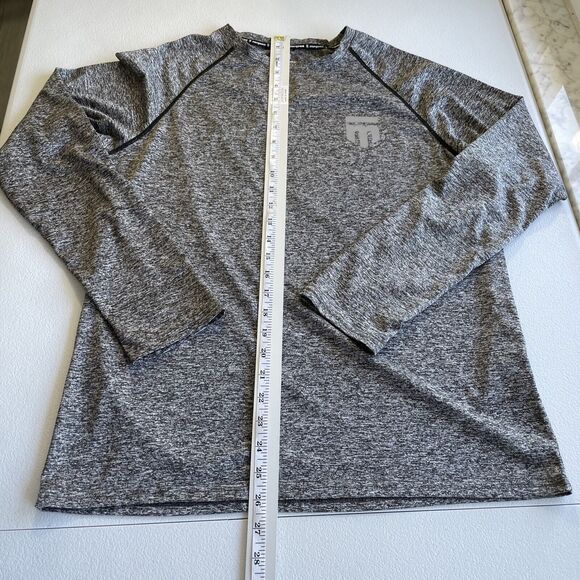 Mongoose Mens Long Sleeve Crew Neck Loose Fit Cycling Shirt Size S Gray Outdoors - Picture 9 of 10